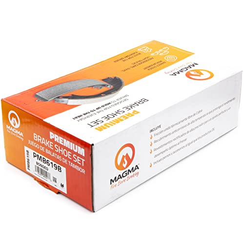 MAGMA Premium PMB619B Bonded Shoes, Rear