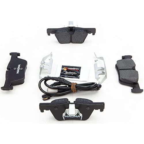 MAGMA Premium PMD1613C Ceramic Brake Pads, Rear