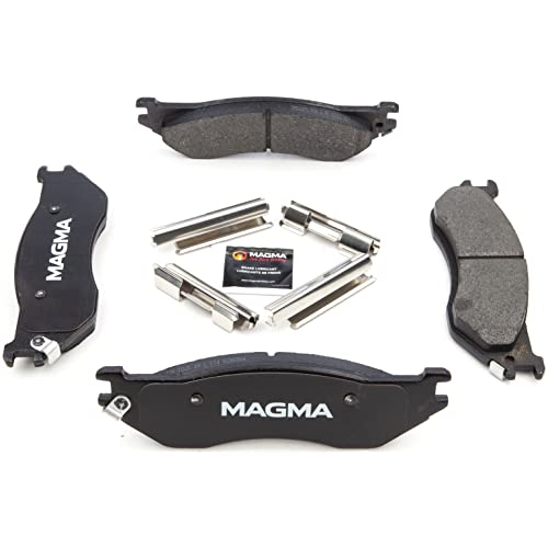 MAGMA Premium PMD897M Semi-Metallic Brake Pads, Front