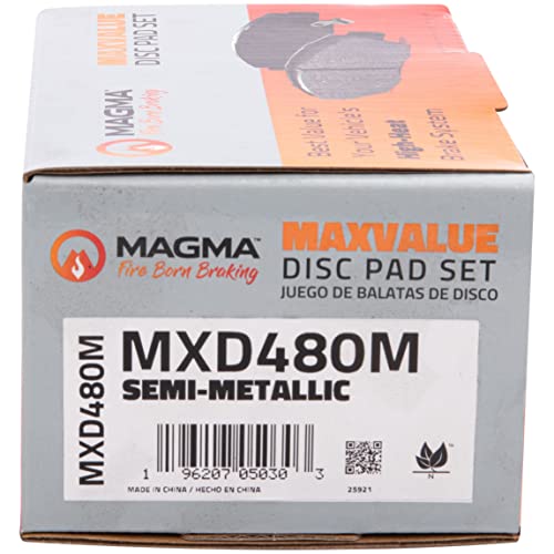 MAGMA MaxValue Semi-Metallic Brake Pads MXD480M