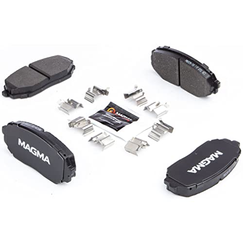 MAGMA Premium PMD525M Semi-Metallic Brake Pads, Front