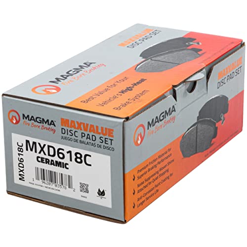 MAGMA MaxValue MXD618C Ceramic Brake Pads, Front