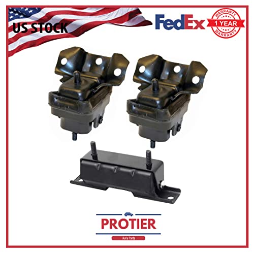 Westar ETK-006 Engine & Trans Mounts Set 3PCS for Chevrolet Tahoe Silverado Truck Suburban Avalanche Cadillac Escalade GMC, Esv 2007-2014