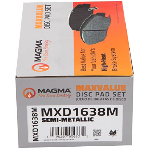 MAGMA MaxValue Semi-Metallic Brake Pads MXD1638M