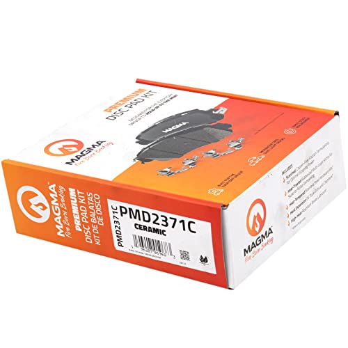 MAGMA Premium PMD2371C Ceramic Brake Pads, Front