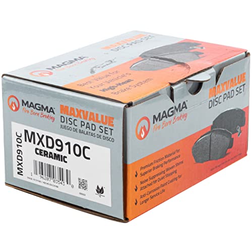 MAGMA MaxValue MXD910C Ceramic Brake Pads, Front