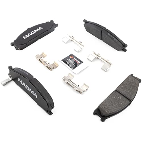 MAGMA Premium PMD333M Semi-Metallic Brake Pads, Front