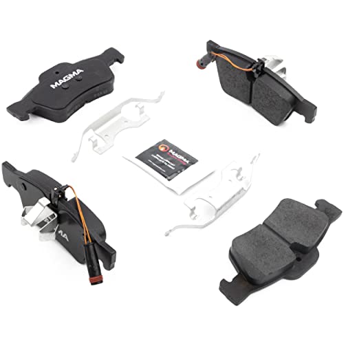 MAGMA Premium PMD1122C Ceramic Brake Pads, Rear