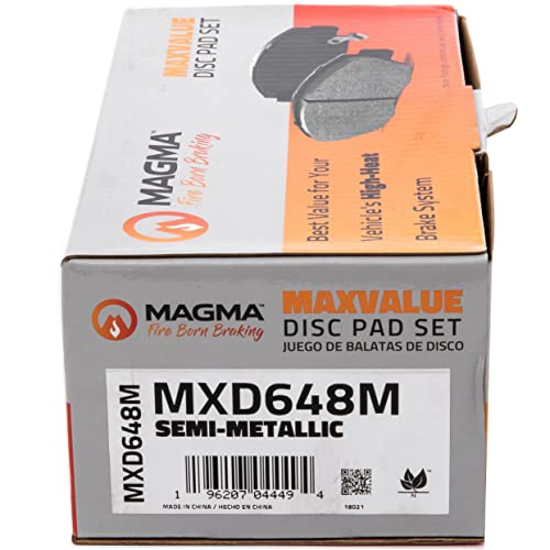 MAGMA MaxValue Semi-Metallic Brake Pads MXD648M