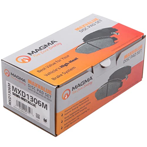 MAGMA MaxValue MXD1306M Semi-Metallic Brake Pads, Front