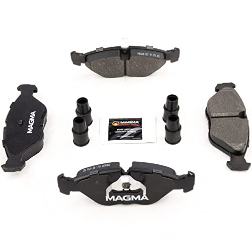 MAGMA Premium PMD403M Semi-Metallic Brake Pads, Front