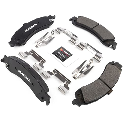 MAGMA Premium PMD834M Semi-Metallic Brake Pads, Rear