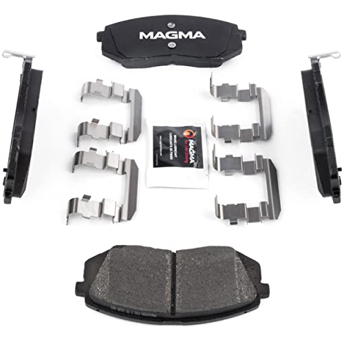 MAGMA Premium PMD1295M Semi-Metallic Brake Pads, Front