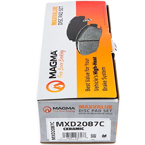 MAGMA MaxValue MXD2087C Ceramic Brake Pads, Front
