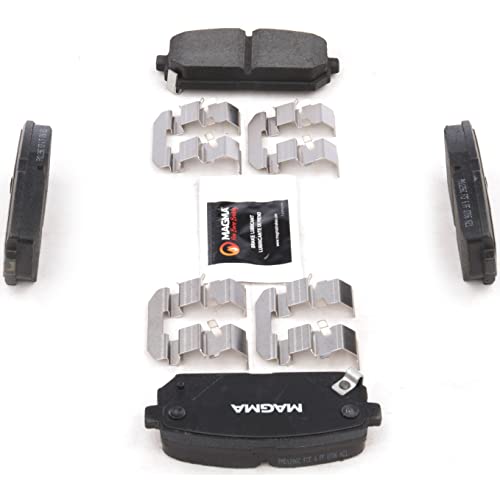 MAGMA Premium PMD1296C Ceramic Brake Pads, Rear