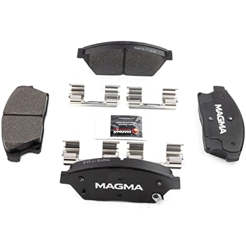 MAGMA Premium PMD1467M Semi-Metallic Brake Pads, Front