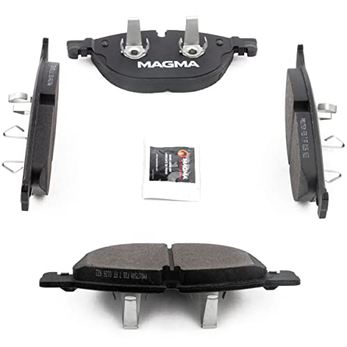 MAGMA Premium PMD1750M Semi-Metallic Brake Pads, Front