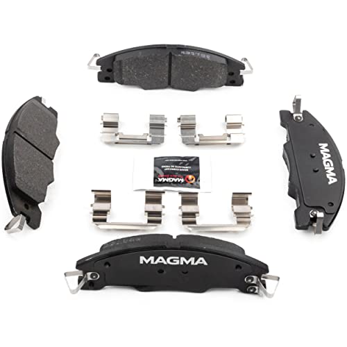 MAGMA Premium PMD1339M Semi-Metallic Brake Pads, Front