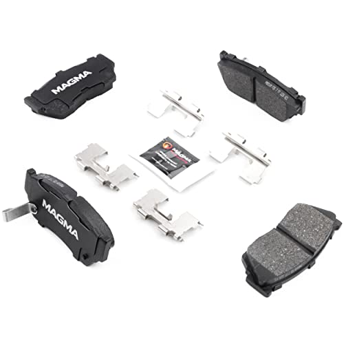 MAGMA Premium PMD510M Semi-Metallic Brake Pads, Front