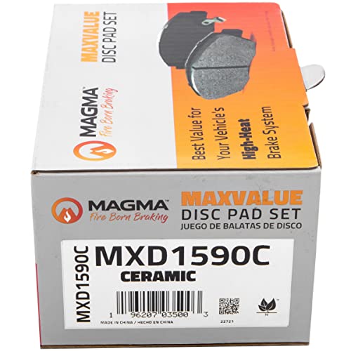 MAGMA MaxValue MXD1590C Ceramic Brake Pads, Front