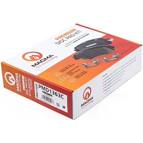 MAGMA Premium PMD1363C Ceramic Brake Pads, Front