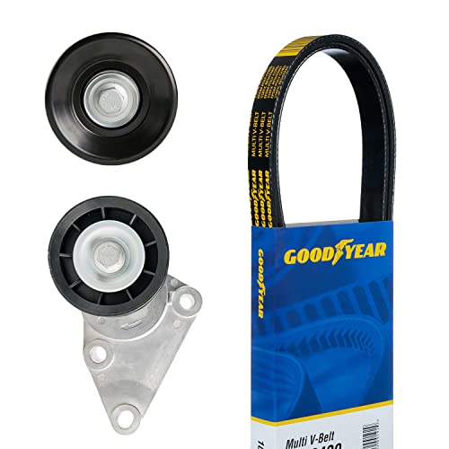 Goodyear Replacement Belts and Hoses 3084 Serpentine Belt Drive Component Kit, Gray