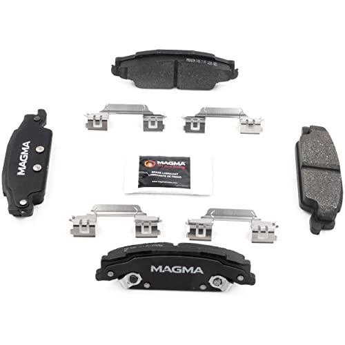 MAGMA Premium PMD922M Semi-Metallic Brake Pads, Rear