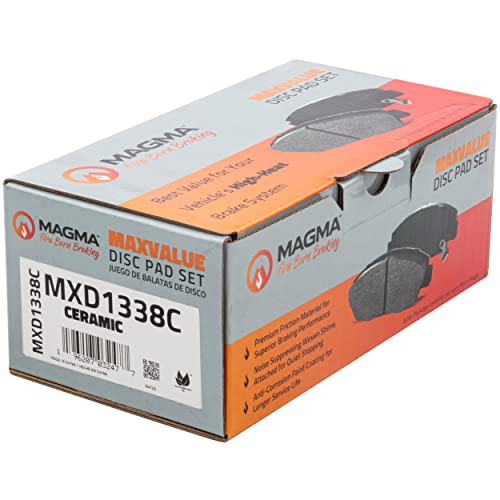 MAGMA MaxValue MXD1338C Ceramic Brake Pads, Rear
