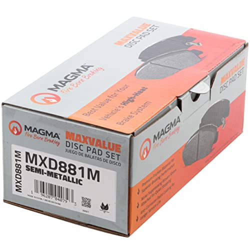 MAGMA MaxValue Semi-Metallic Brake Pads MXD881M