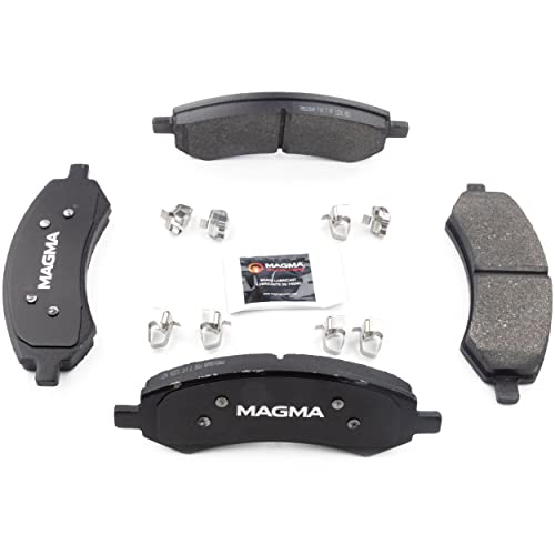 MAGMA Premium PMD1084M Semi-Metallic Brake Pads, Front