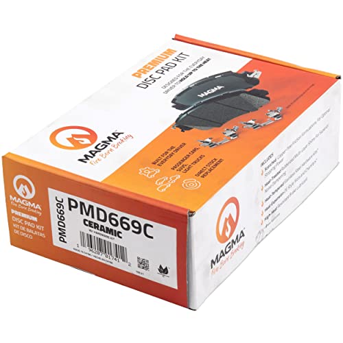 MAGMA MaxValue MXD669C Ceramic Brake Pads, Rear