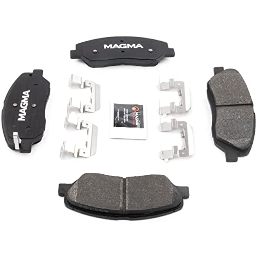 MAGMA Premium PMD1202M Semi-Metallic Brake Pads, Front