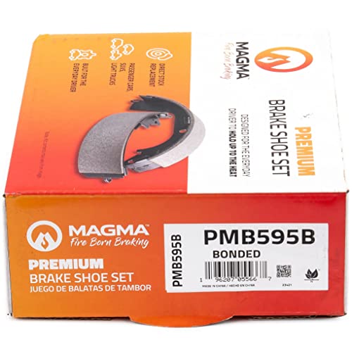MAGMA Premium PMB595B Bonded Shoes, Rear