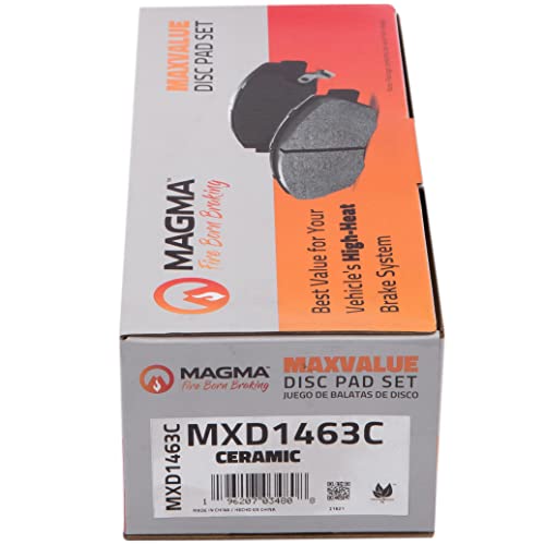 MAGMA MaxValue MXD1463C Ceramic Brake Pads, Front
