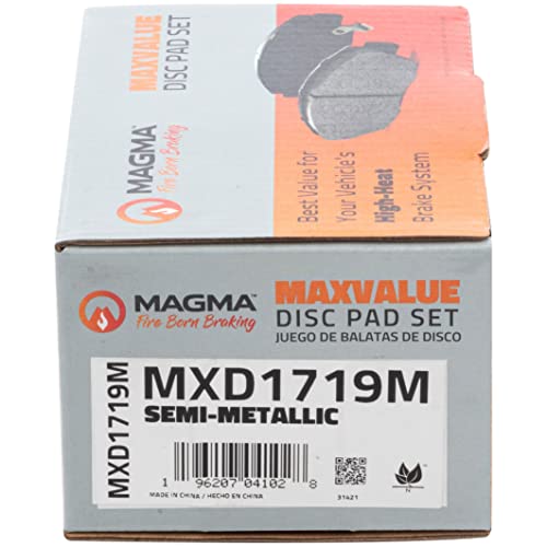 MAGMA MaxValue Semi-Metallic Brake Pads MXD1719M