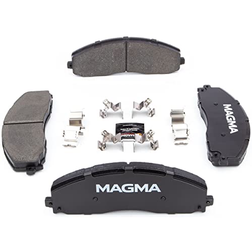 MAGMA Premium PMD1680M Semi-Metallic Brake Pads, Front