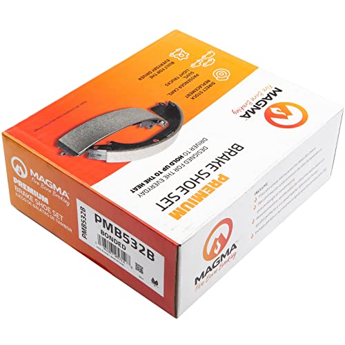 MAGMA Premium PMB532B Bonded Shoes, Rear