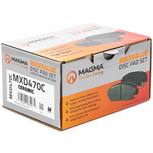 MAGMA MaxValue MXD470C Ceramic Brake Pads, Front