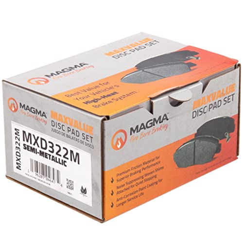 MAGMA MaxValue Semi-Metallic Brake Pads MXD322M