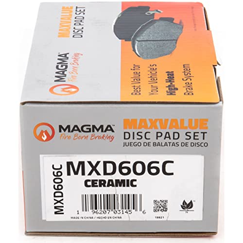 MAGMA MaxValue MXD606C Ceramic Brake Pads, Rear