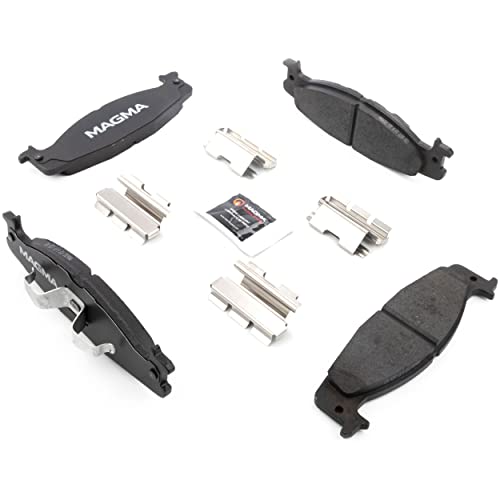MAGMA Premium PMD632C Ceramic Brake Pads, Front