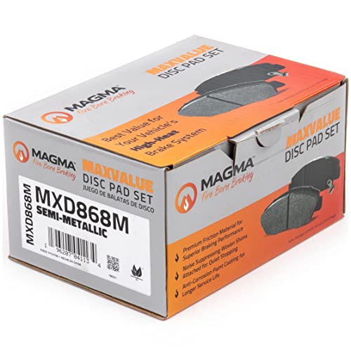 MAGMA MaxValue Semi-Metallic Brake Pads MXD868M