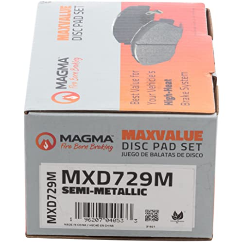 MAGMA MaxValue Semi-Metallic Brake Pads MXD729M