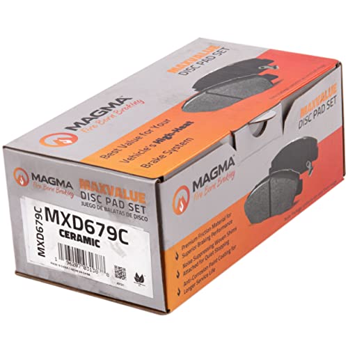 MAGMA MaxValue MXD679C Ceramic Brake Pads, Front