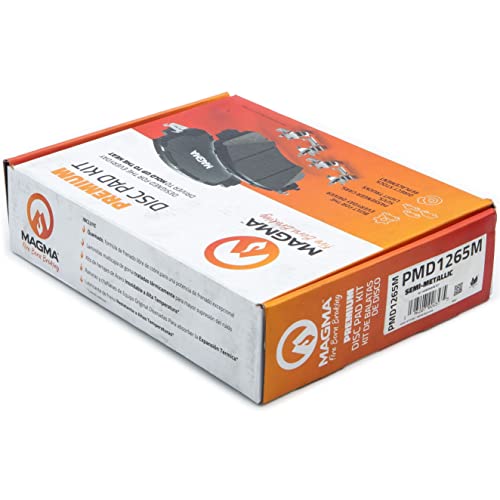 MAGMA Premium PMD1265M Semi-Metallic Brake Pads