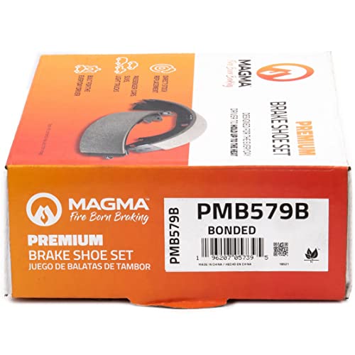 MAGMA Premium PMB579B Bonded Shoes, Rear