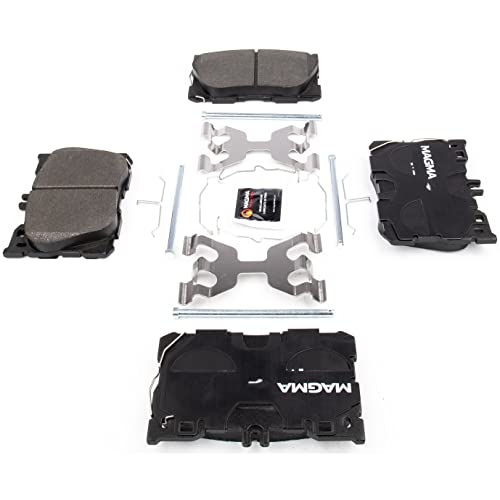 MAGMA Premium PMD1871M Semi-Metallic Brake Pads, Front