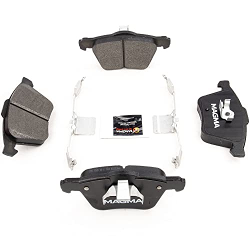 MAGMA Premium PMD1003M Semi-Metallic Brake Pads, Front