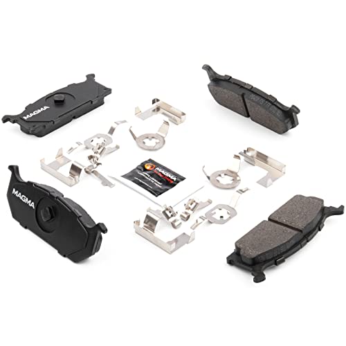 MAGMA Premium PMD420M Semi-Metallic Brake Pads, Front