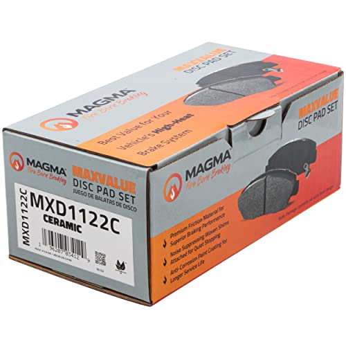 MAGMA MaxValue MXD1122C Ceramic Brake Pads, Rear